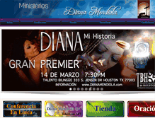 Tablet Screenshot of dianamendiola.com